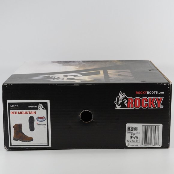 Rocky Men\'s Red Mountain Waterproof 400 G Insulated Boot RKS0546 Multi Size main image 10